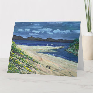 Zandstrand & Zee Wenskaart Kaart