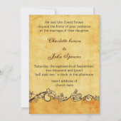 zandstrandbruiloft nodigt uit voor rustige ,  bru kaart (Achterkant)