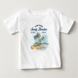 Zandstranden T-shirt voor kinderen