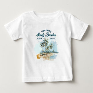 Zandstranden T-shirt voor kinderen