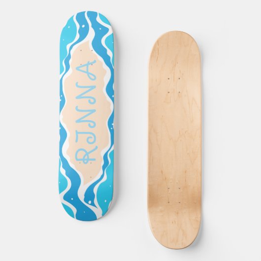 ZANDSTRANDHANDDOEK PERSOONLIJK SKATEBOARD (Voorkant)