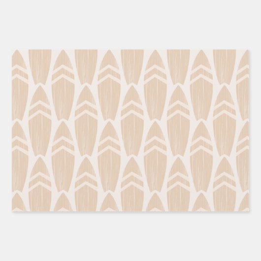 Zandsurfplank Inpakpapier Vel (Voorkant)