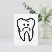 Zandtandzijde Briefkaart (Staand voorkant)