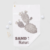 Zandtrapcactus Golfhanddoek (Insitu)