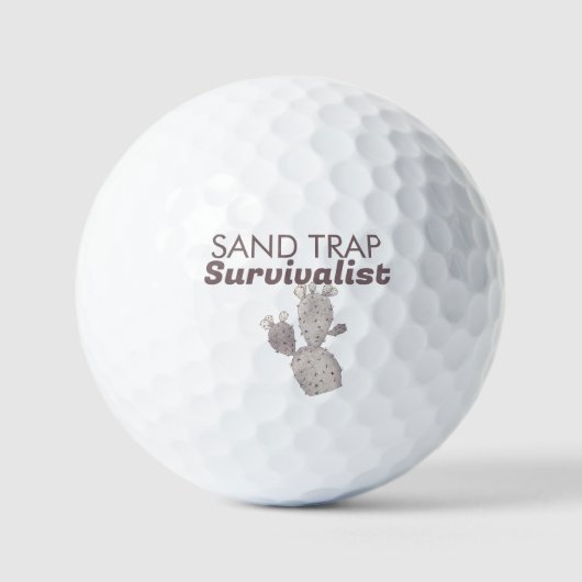 zandvanger cactus golfballen (Voorkant)