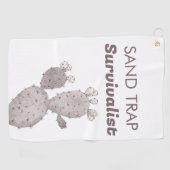 zandvanger cactus golfhanddoek (Horizontaal)