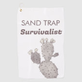 zandvanger cactus golfhanddoek (Voorkant)