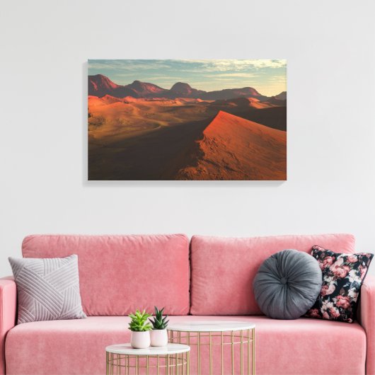 Zandverschuiving Canvas Afdruk (Insitu (Woonkamer))