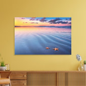 Zandvis Canvas Afdruk (Insitu (Woonkamer))