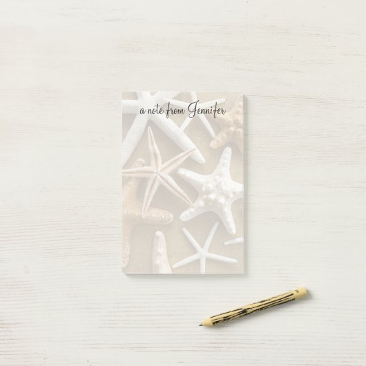 Zandvis Post-it® Notes (Op bureau)