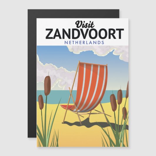 Zandvoort Nederland reisposter (Voorkant / Achterkant)