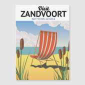 Zandvoort Nederland reisposter (Voorkant)