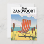 Zandvoort Nederland reisposter (Achterkant)