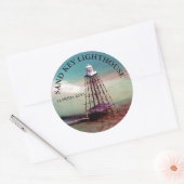 Zandvuurtoren, Florida Keys Round Stickers (Envelop)