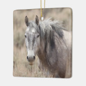 Zandwassenbekken Wilde paarden Keramisch siermeel Keramisch Ornament (Links)