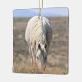 Zandwassenbekken Wilde paarden Keramisch siermeel Ornament (Links)