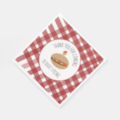 Zandwich voor Vaderdag BBQ Picknick Evenement Servet (Hoek)