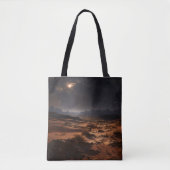 Zandwoestijn bij nacht tote bag (Voorkant)