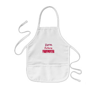 Zane, Future, Style-Childs Apron, naam brandweerma Kinder Schort