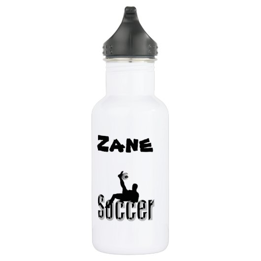 Zane-naam met ontwerp van de slokdarm, waterfles (Rechts)