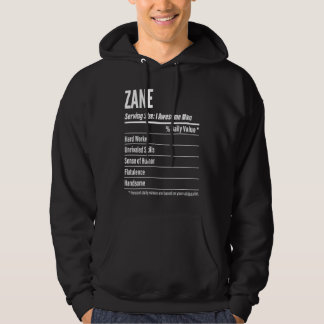 Zane  Voedingsfeiten Portiegrootte Calorieën Hoodie