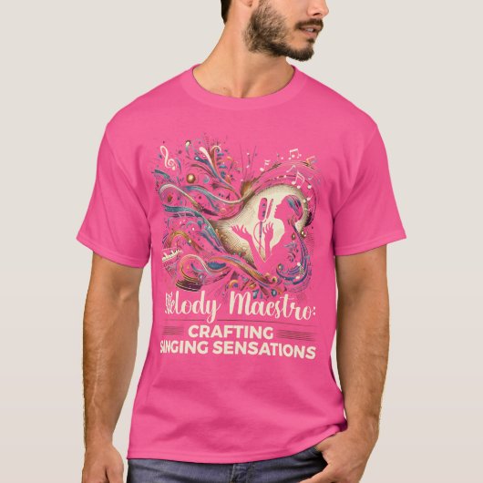 Zangcoach Vocalist Opera Zangkoor Zangcoach T-shirt (Voorkant)