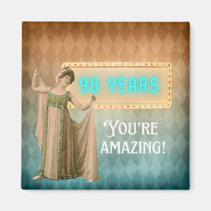  zangdag 90e verjaardag van de geboorte magneet