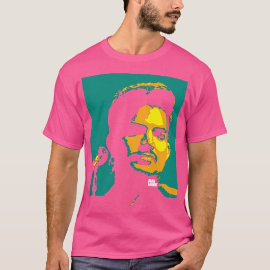 Zanger Adam Lambert. Adam Mitchel Lambert An Amer T-shirt (Voorkant)