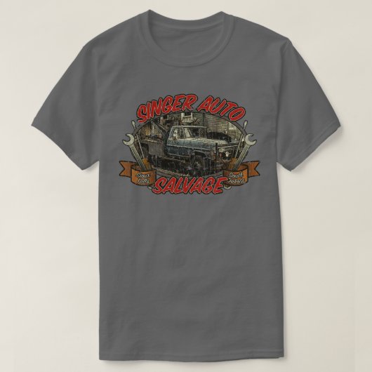 Zanger Auto Salvage 2006 T-shirt (Design voorkant)