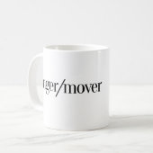 Zanger/Beweger Koffiemok (Voorkant links)