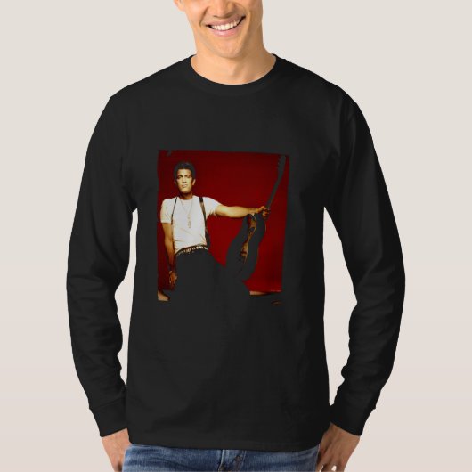 Zanger Chris Isaak studio shoot door Simon Fowler T-shirt (Voorkant)