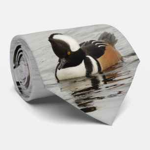 Zanger in de maak: Hooded Merganser Stropdas