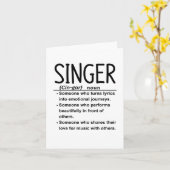 Zanger Kaart (Gele Bloem)