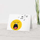 zanger kaart (Voorkant)