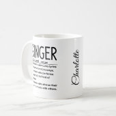 Zanger Koffiemok (Voorkant links)