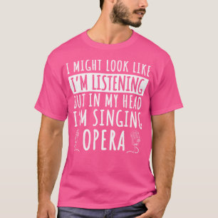 Zanger kunstenaar Vocalist Soloist Music Sing T-shirt