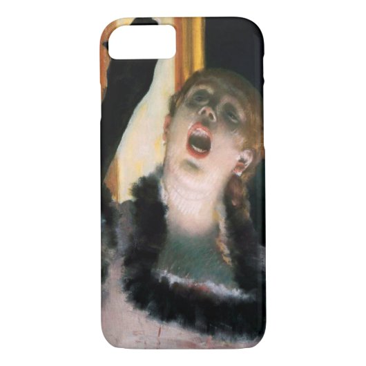 Zanger met een handschoen, Edgar Degas Case-Mate iPhone Case (Achterkant)