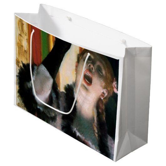 Zanger met een handschoen, Edgar Degas Groot Cadeauzakje (Voorkant Gekanteld)