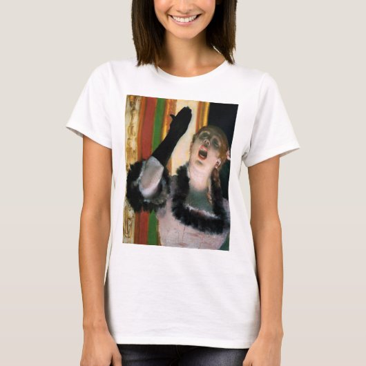 Zanger met een handschoen, Edgar Degas T-shirt (Voorkant)