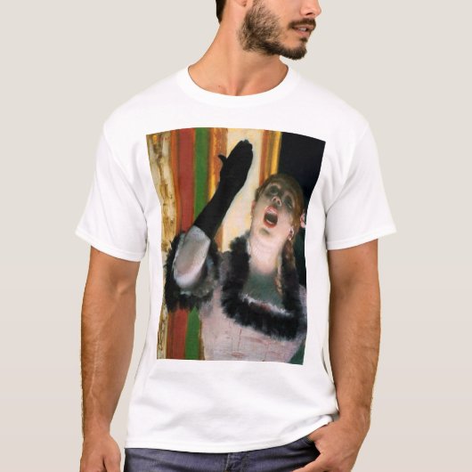 Zanger met een handschoen, Edgar Degas T-shirt (Voorkant)