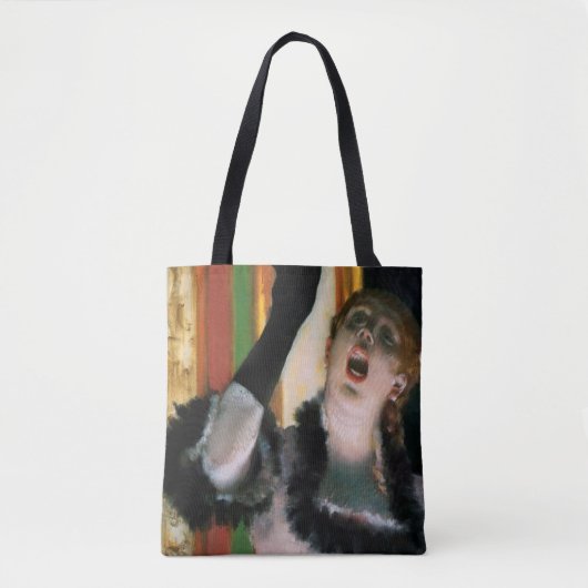 Zanger met een handschoen, Edgar Degas Tote Bag (Voorkant)