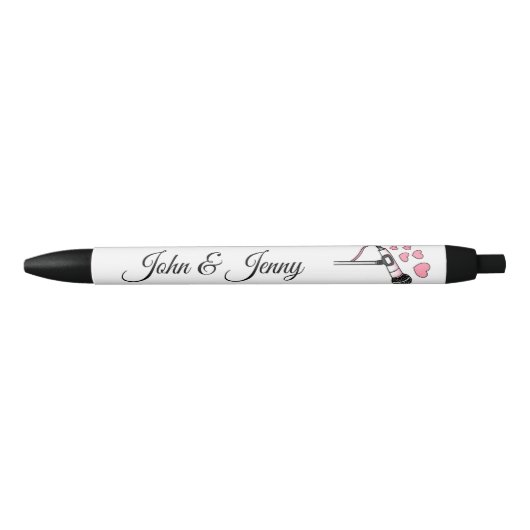 Zanger Muzikant Custom Wedding Favoriet Gift Zwarte Inkt Pen (Voorkant)