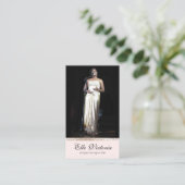 Zanger Muzikant Foto Visitekaartje (Staand voorkant)