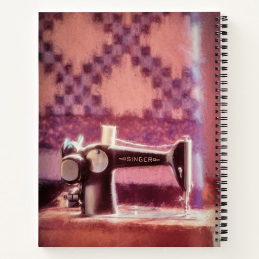 Zanger naaimachine notitieboek (Achterkant)