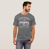 Zanger Rap vrienden T-shirt (Voorkant volledig)