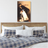 Zanger Sargent Spaanse danser Canvas Print (Insitu (Slaapkamer))