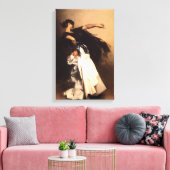 Zanger Sargent Spaanse danser Canvas Print (Insitu (Woonkamer))
