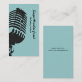 Zanger Visitekaartje (Voorkant / Achterkant)