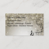 Zanger Vocalist Contact Kaarten Contactkaartje (Achterkant)