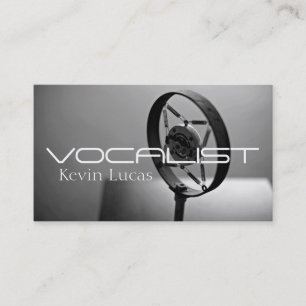 Zanger, Vocalist, Solo, Uitvoering Entertainment Visitekaartje